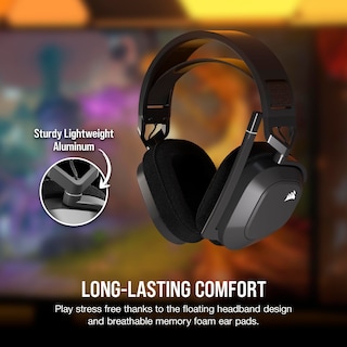 Foto 4 | Auriculares Para Juegos Corsair Hs80 Max Inalámbricos Con Bluetooth Gray - Venta Internacional.