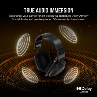 Foto 5 | Auriculares Para Juegos Corsair Hs80 Max Inalámbricos Con Bluetooth Gray - Venta Internacional.