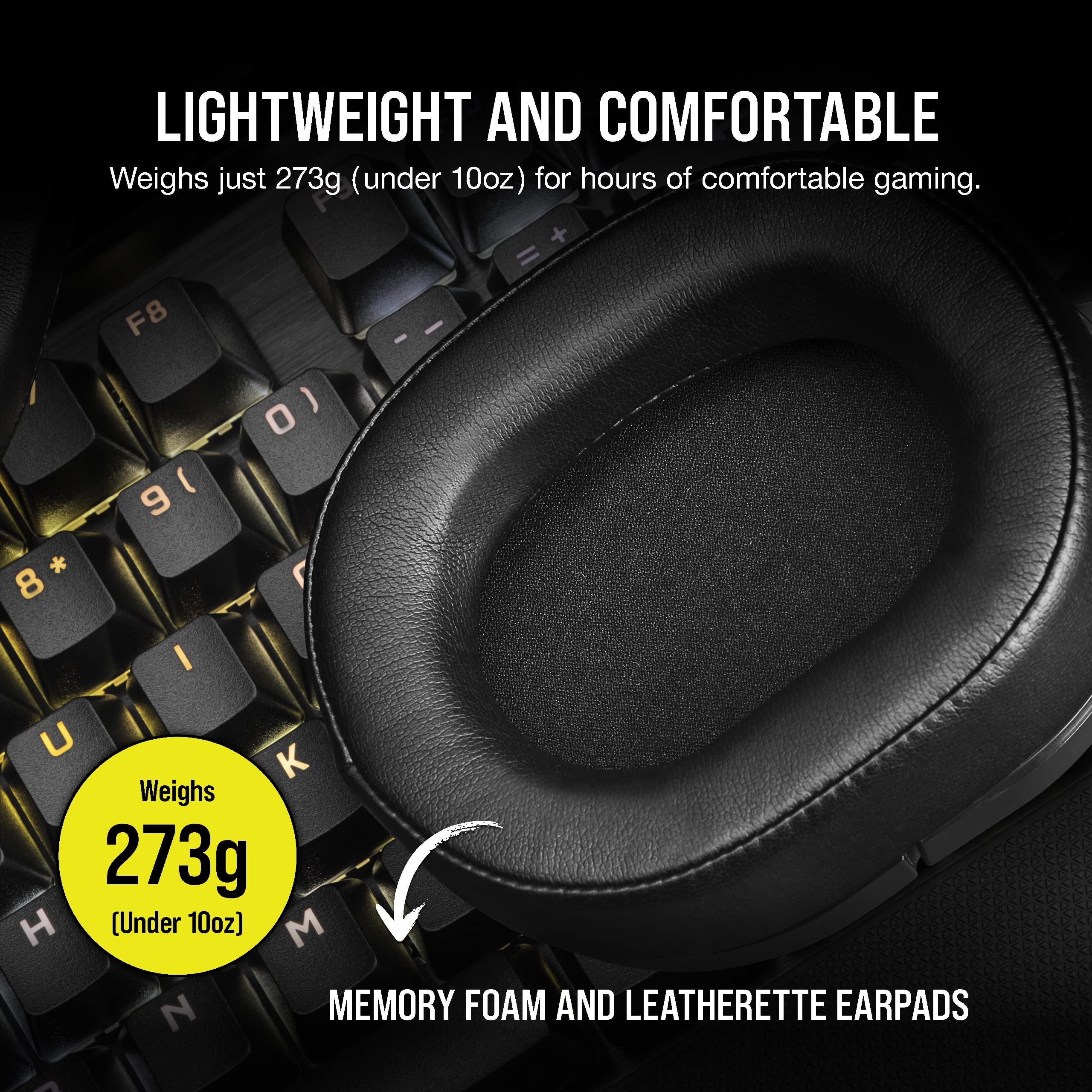 Foto 5 pulgar | Auriculares Para Juegos Corsair Hs55 Surround Carbon Con Sonido 7.1 - Venta Internacional.