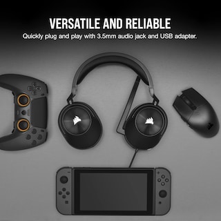 Foto 5 | Auriculares Para Juegos Corsair Hs55 Surround Carbon Con Sonido 7.1 - Venta Internacional.
