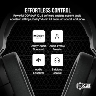 Foto 6 | Auriculares Para Juegos Corsair Hs55 Surround Carbon Con Sonido 7.1 - Venta Internacional.