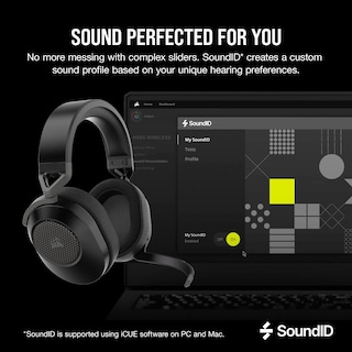 Foto 3 | Auriculares Para Juegos Corsair Hs65 Inalámbricos Con Bluetooth - Carbon - Venta Internacional.
