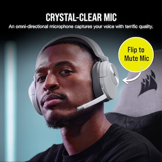 Foto 5 | Auriculares Para Juegos Corsair Hs55 Inalámbricos Con Bluetooth En Blanco - Venta Internacional.