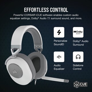 Foto 7 | Auriculares Para Juegos Corsair Hs65 Surround White Con Sonido 7.1 - Venta Internacional.