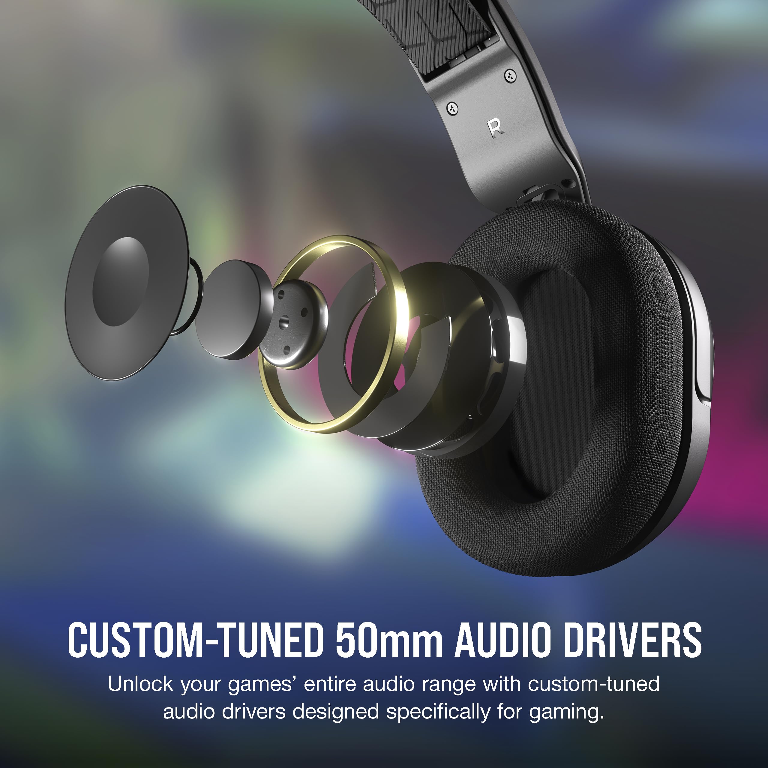 Foto 5 pulgar | Auriculares para Juegos Corsair Hs35 V2 Multiplataforma con Cable Carbón - Venta Internacional
