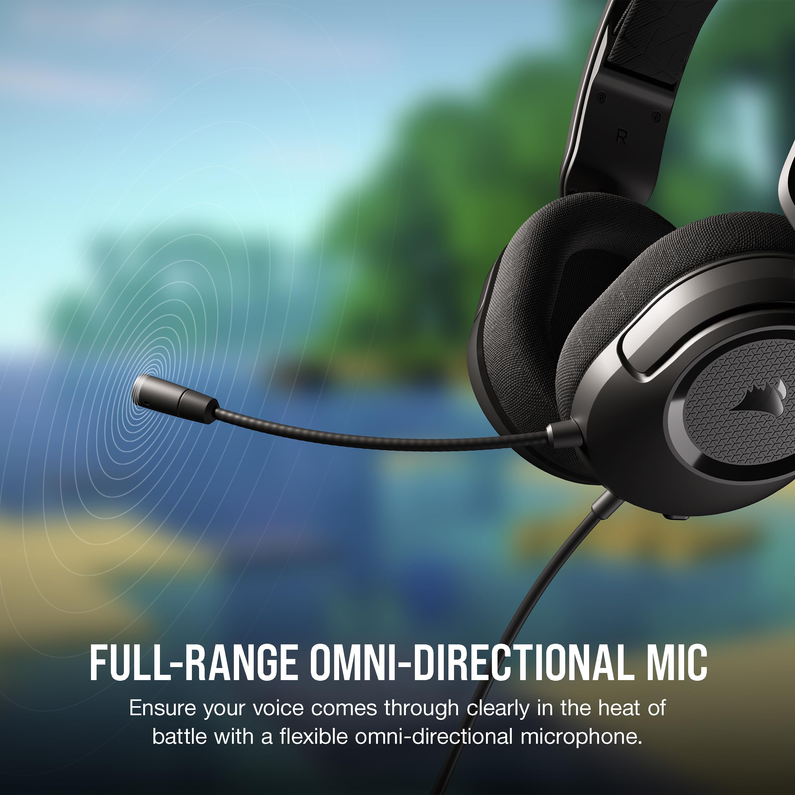 Foto 6 pulgar | Auriculares para Juegos Corsair Hs35 V2 Multiplataforma con Cable Carbón - Venta Internacional