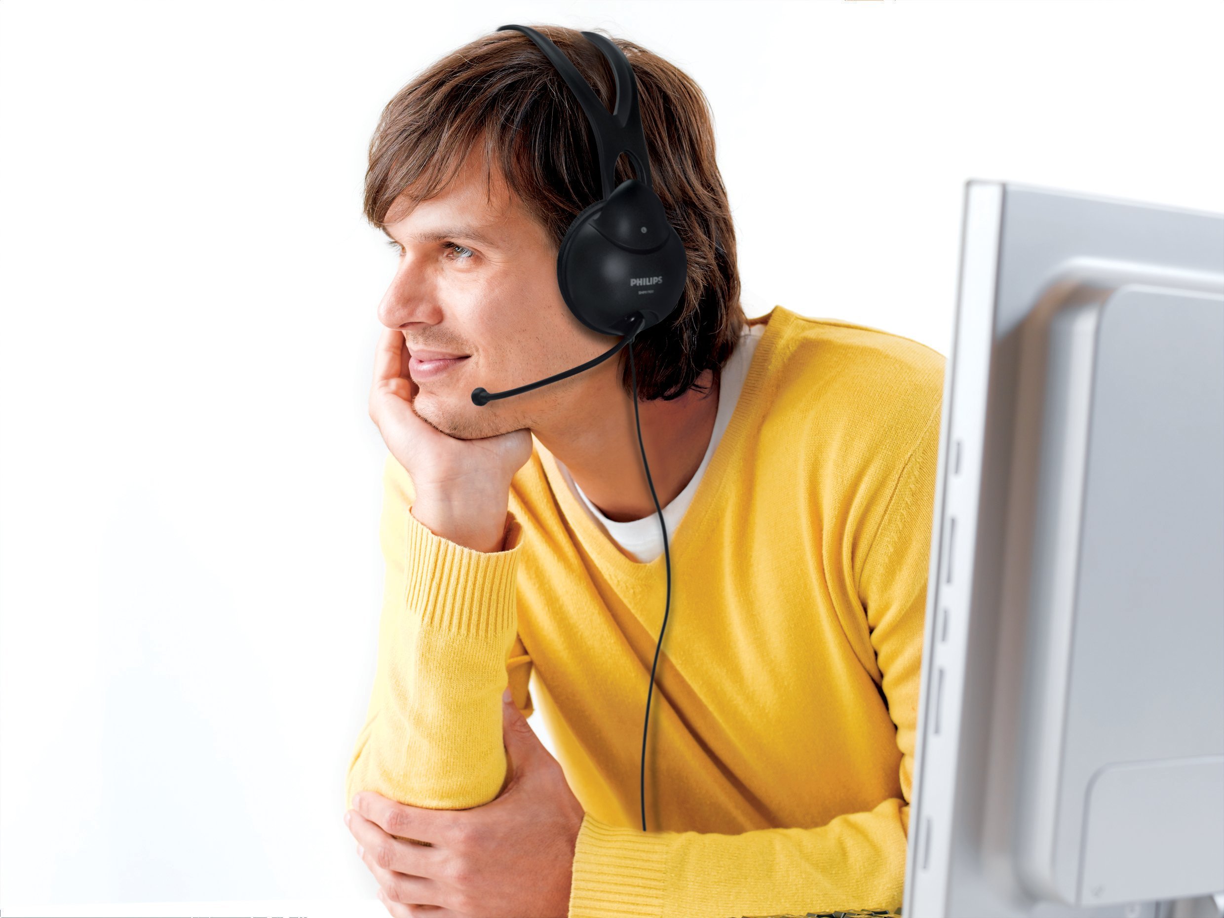 Foto 4 | Auriculares Estéreo Philips Shm1900/00 De Tamaño Completo Para Pc - Venta Internacional.