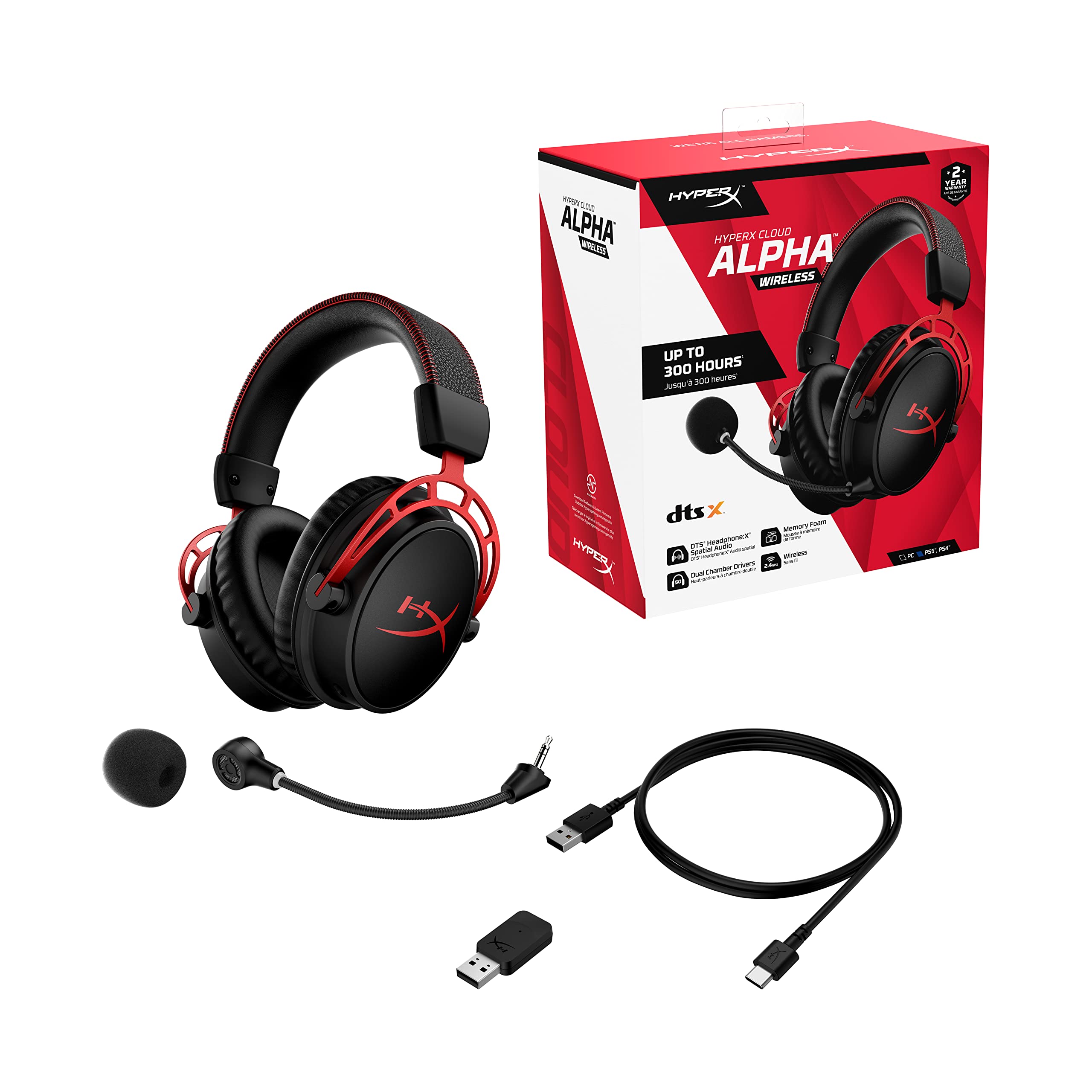 Foto 8 pulgar | Auriculares para Juegos Hyperx Cloud Alpha Wireless Para Pc - Rojo - Venta Internacional