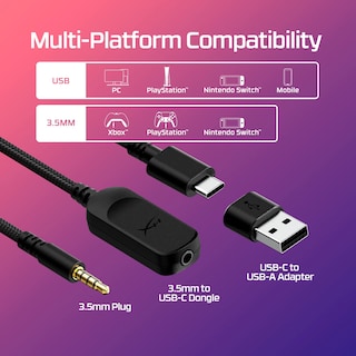Foto 7 | Auriculares Para Juegos Hyperx Cloud Iii Con Cable Para Pc Ps5 Xbox - Venta Internacional.