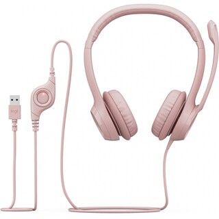 Foto 2 | Logitech Audífonos Con Micrófono H390, Alámbrico, 1.9 Metros, Usb, Rosa