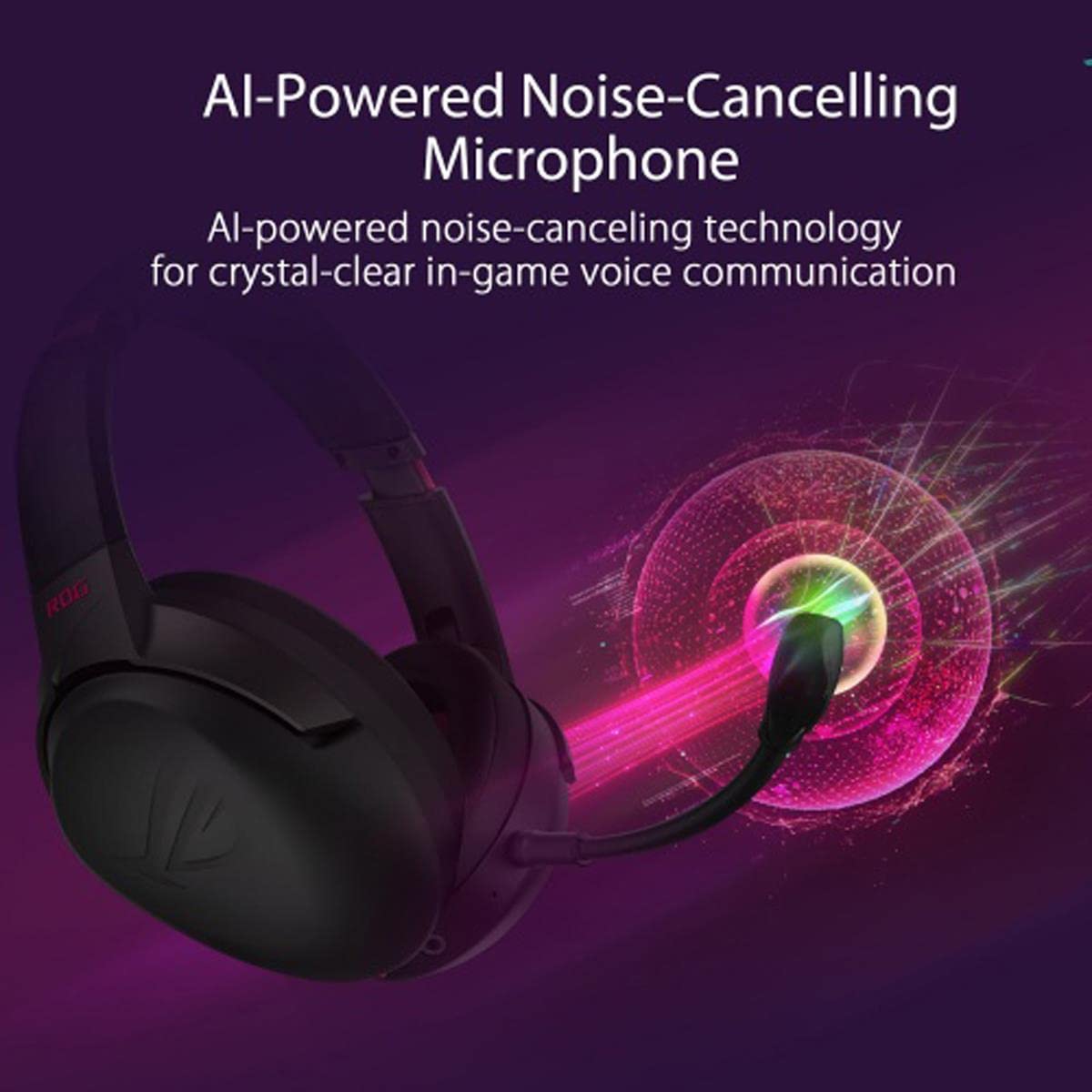 Foto 3 pulgar | Auriculares Inalámbricos Para Juegos Asus Rog Strix Go 2.4 Electro Punk - Venta Internacional.