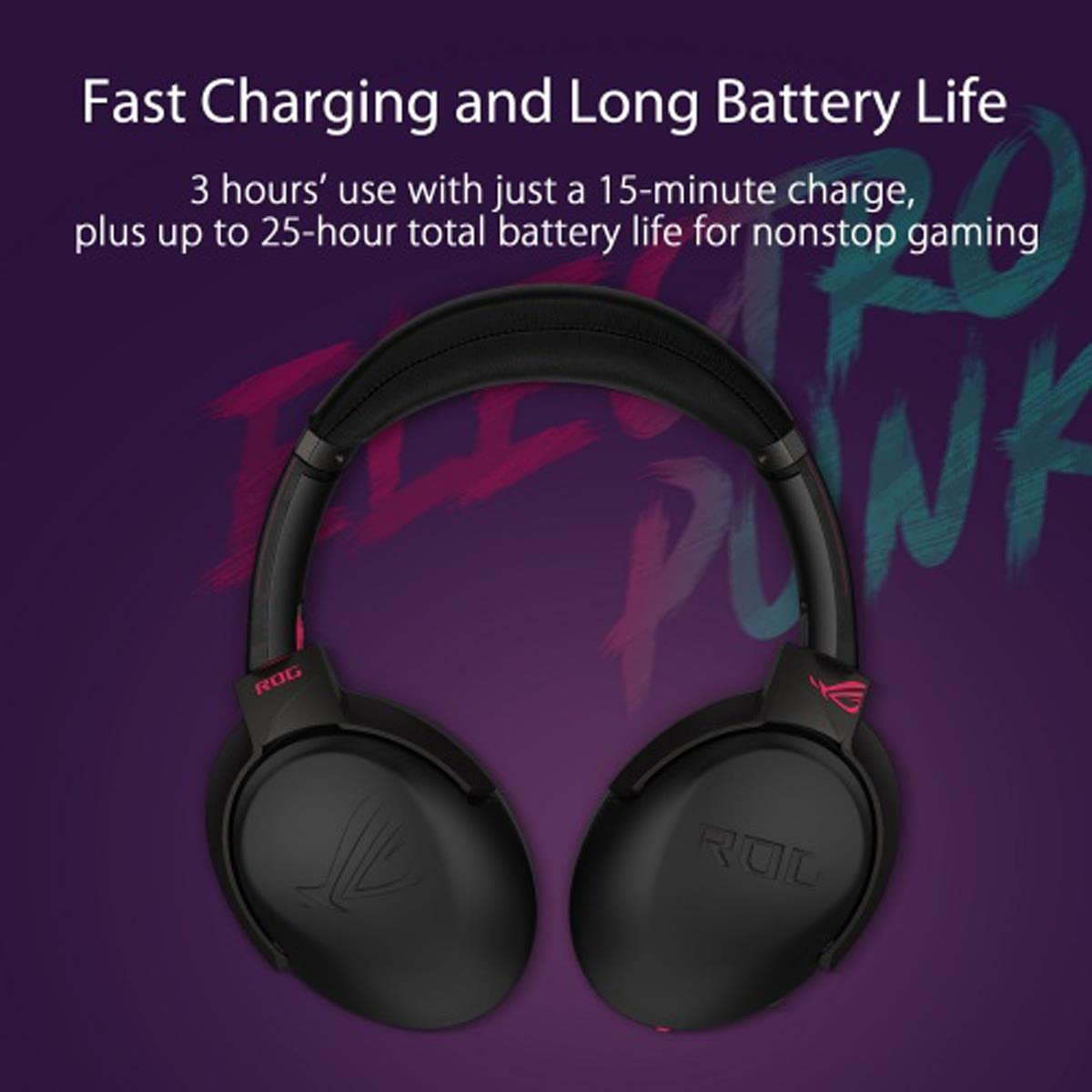 Foto 5 pulgar | Auriculares Inalámbricos Para Juegos Asus Rog Strix Go 2.4 Electro Punk - Venta Internacional.