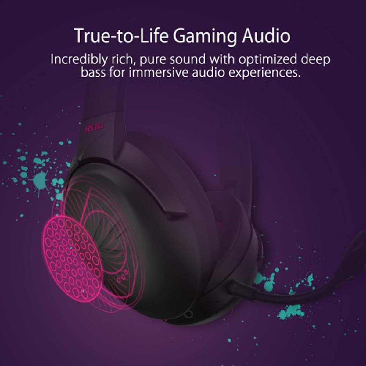 Foto 6 pulgar | Auriculares Inalámbricos Para Juegos Asus Rog Strix Go 2.4 Electro Punk - Venta Internacional.