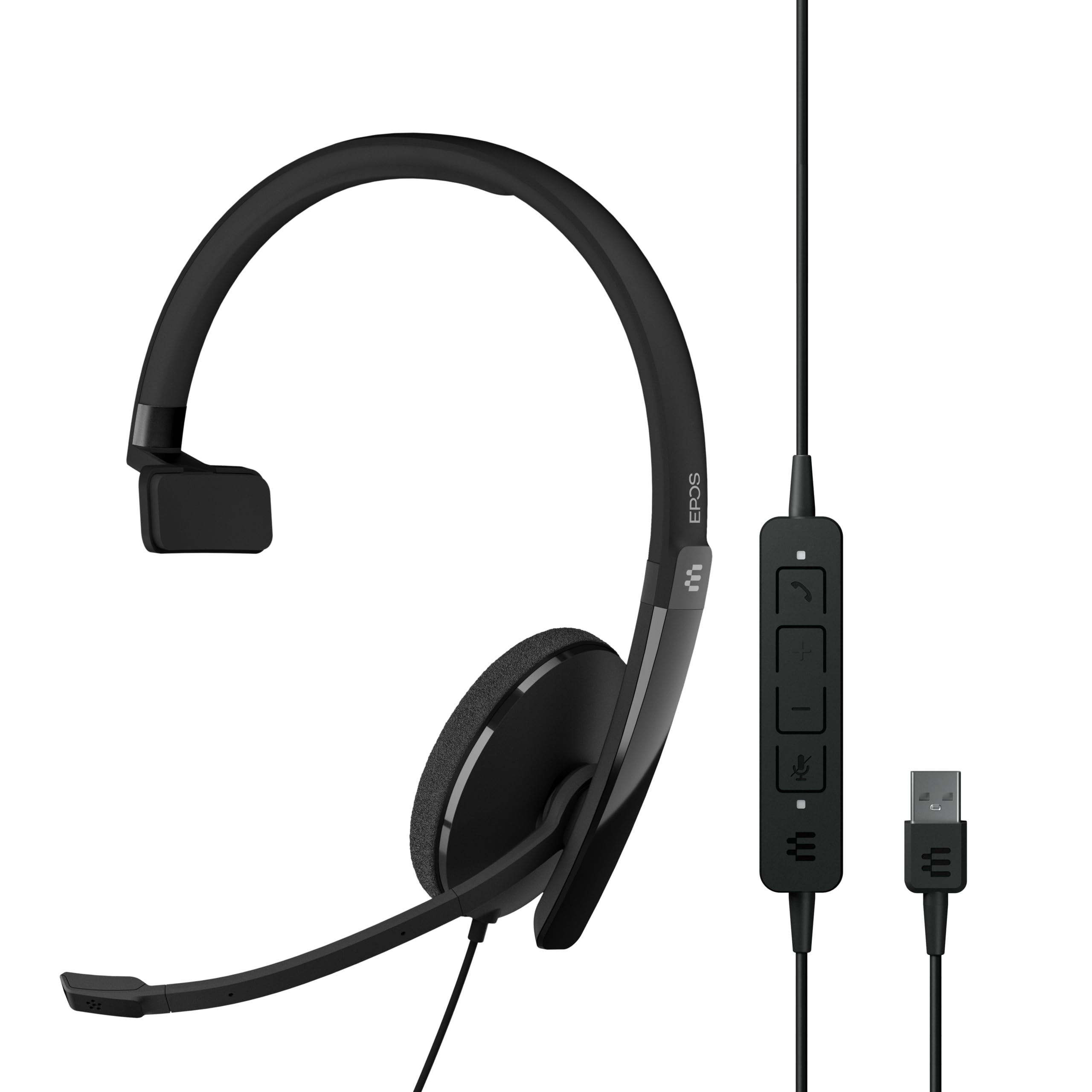 Auriculares Epos Adapt 130 Usb Ii Con Cable De Una Cara Negros - Venta Internacional.