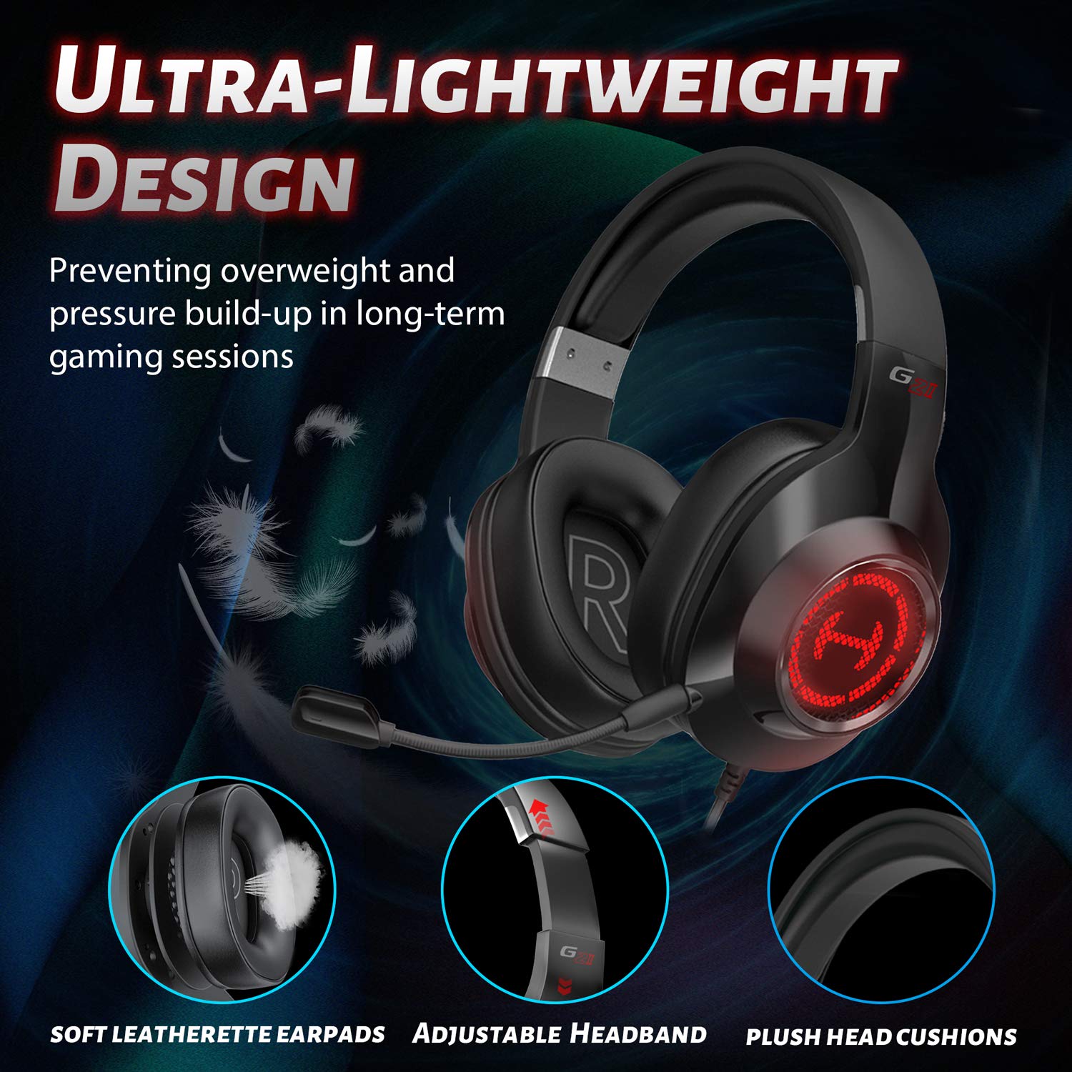 Foto 5 pulgar | Auriculares Para Videojuegos Edifier G2ii Con Cable Usb Y Sonido Envolvente 7.1 - Venta Internacional.