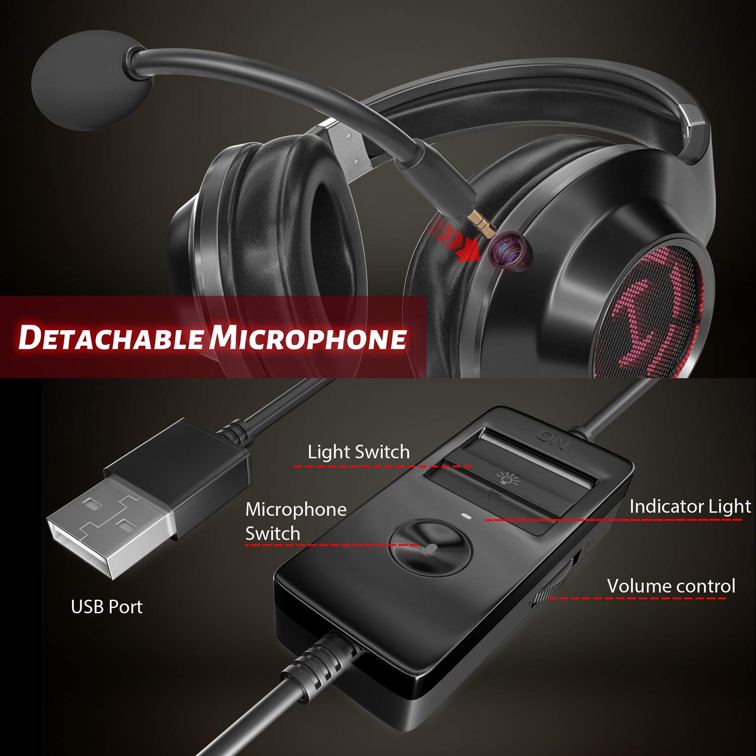 Foto 8 pulgar | Auriculares Para Videojuegos Edifier G2ii Con Cable Usb Y Sonido Envolvente 7.1 - Venta Internacional.