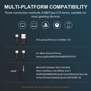 Foto 3 | Auriculares Para Videojuegos Edifier Hecate Gx Hi-res Para Ps4/ps5/pc/switch/xbox - Venta Internacional.