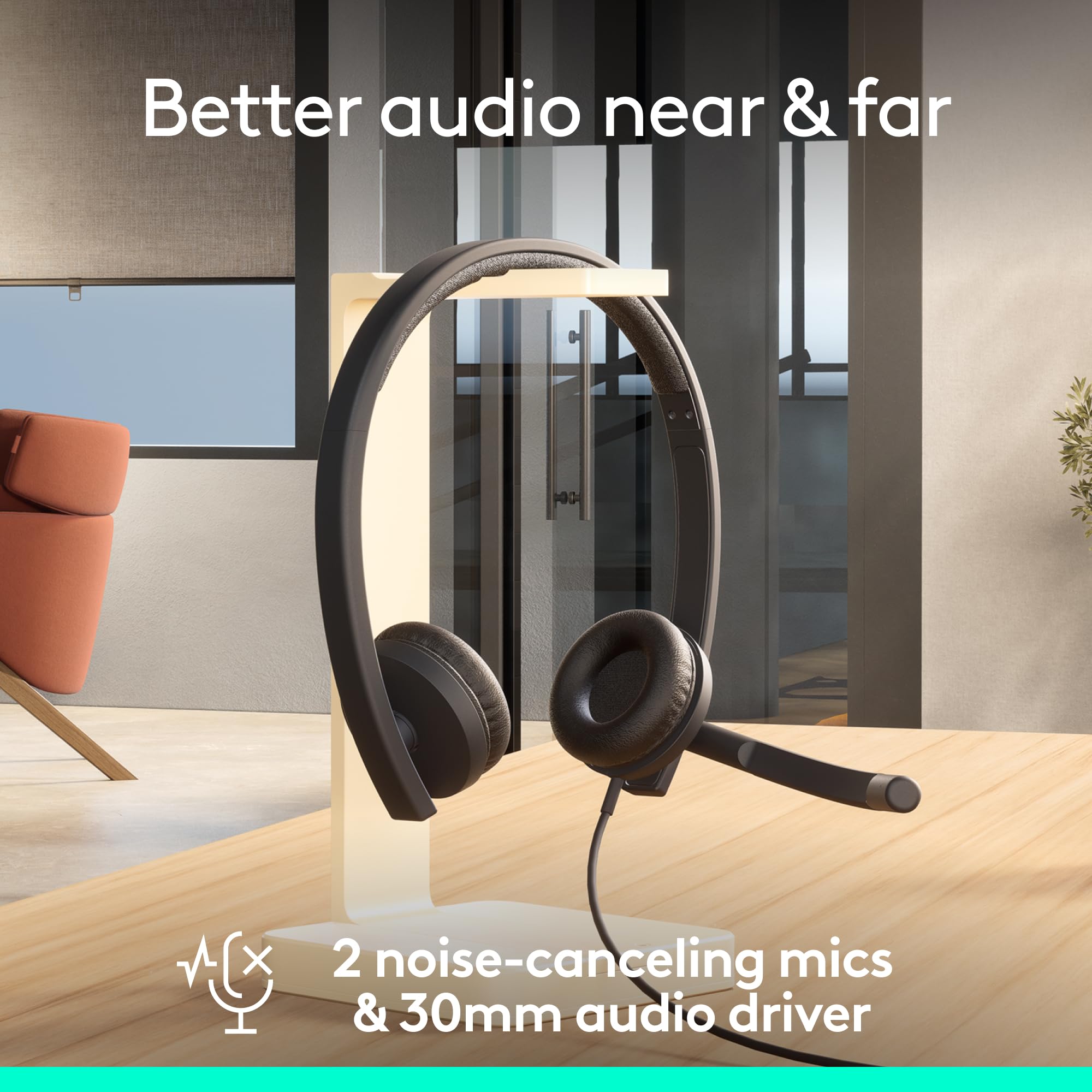 Foto 4 pulgar | Auriculares Logitech H570e Usb-c Con Cable Y Micrófono Para Pc/mac - Venta Internacional.