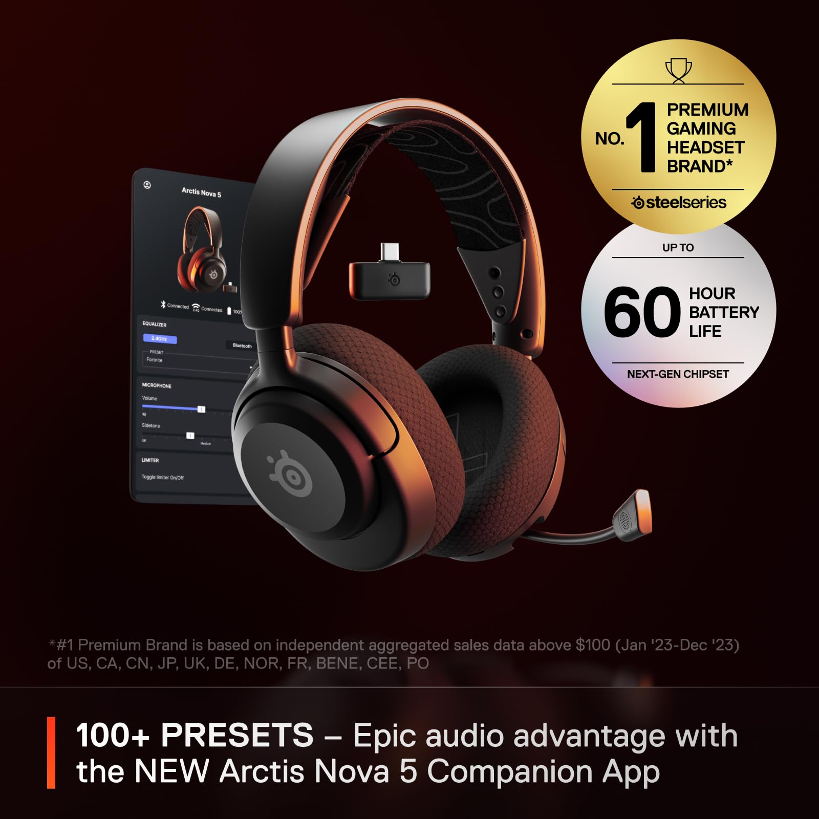 Foto 3 pulgar | Auriculares Para Juegos Steelseries Arctis Nova 5 Inalámbricos Con Bat De 60 Horas - Venta Internacional.