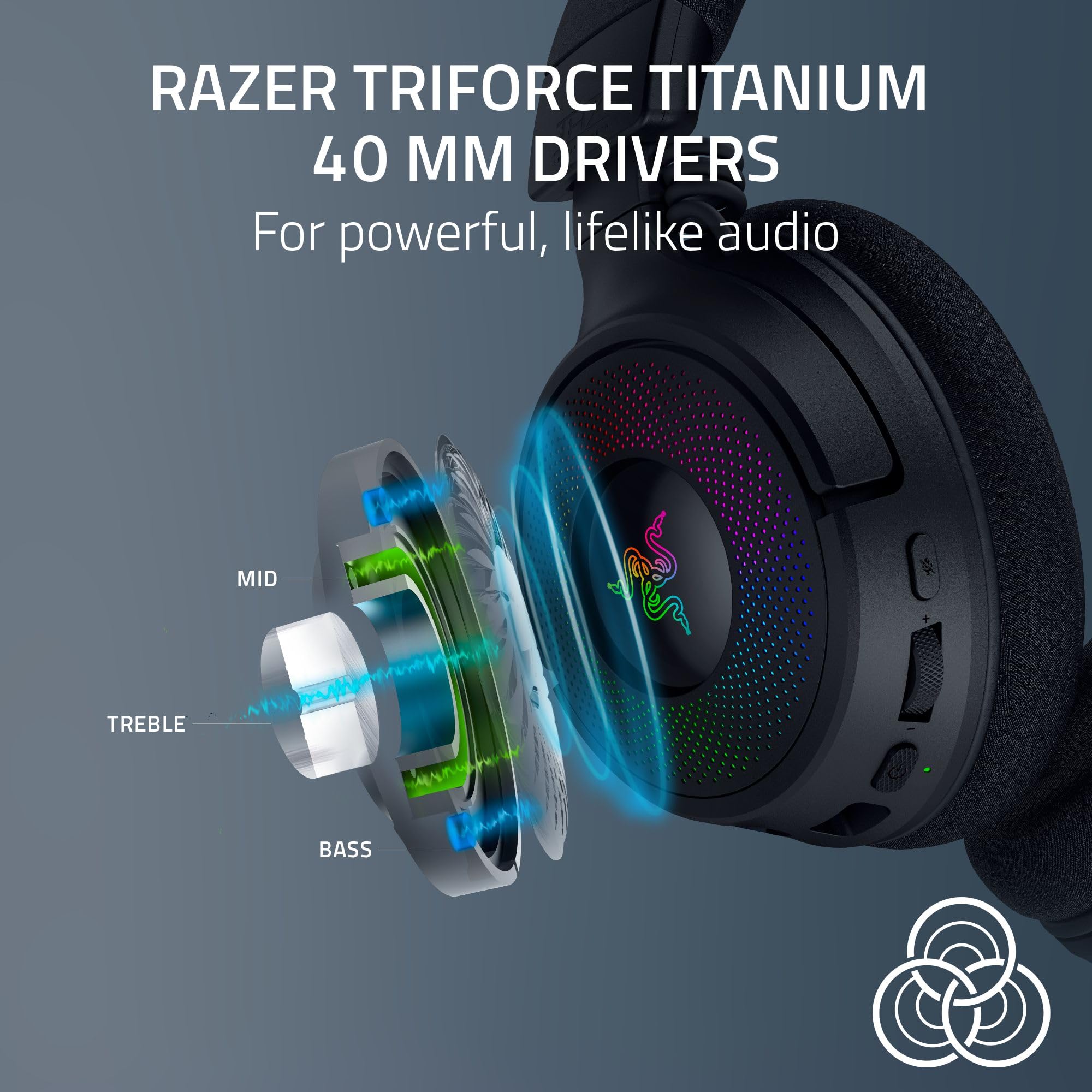 Foto 6 pulgar | Auriculares Para Juegos Razer Kraken V4 Inalámbricos Bluetooth Usb De 2,4 Ghz - Venta Internacional.