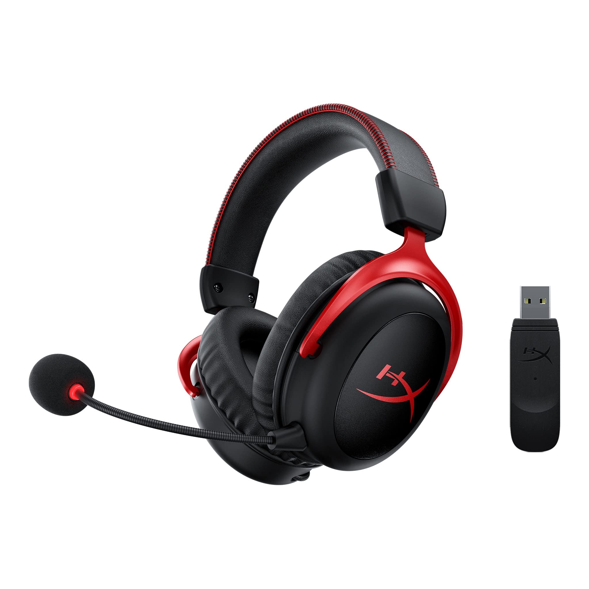 Foto 3 pulgar | Auriculares Para Juegos Hyperx Cloud Ii Inalámbricos Rojos Para Pc/ps5/ps4 - Venta Internacional.