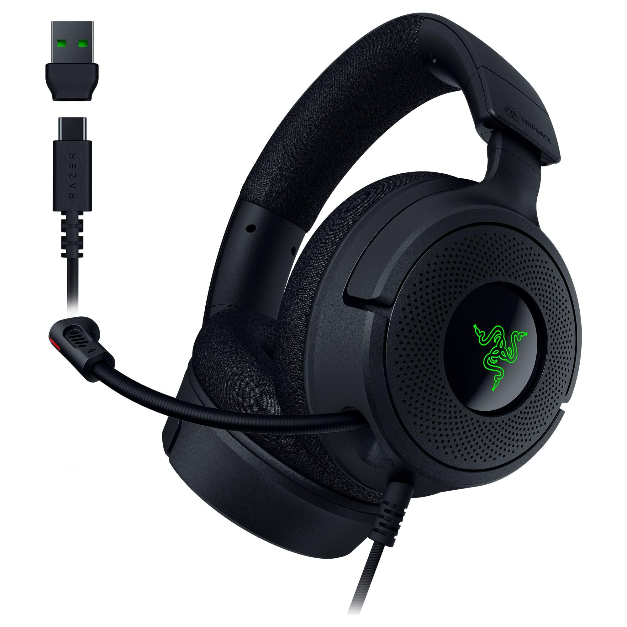 Foto 2 pulgar | Auriculares Para Juegos Razer Kraken V4 X Con Cable Y Sonido Envolvente 7.1 - Venta Internacional.