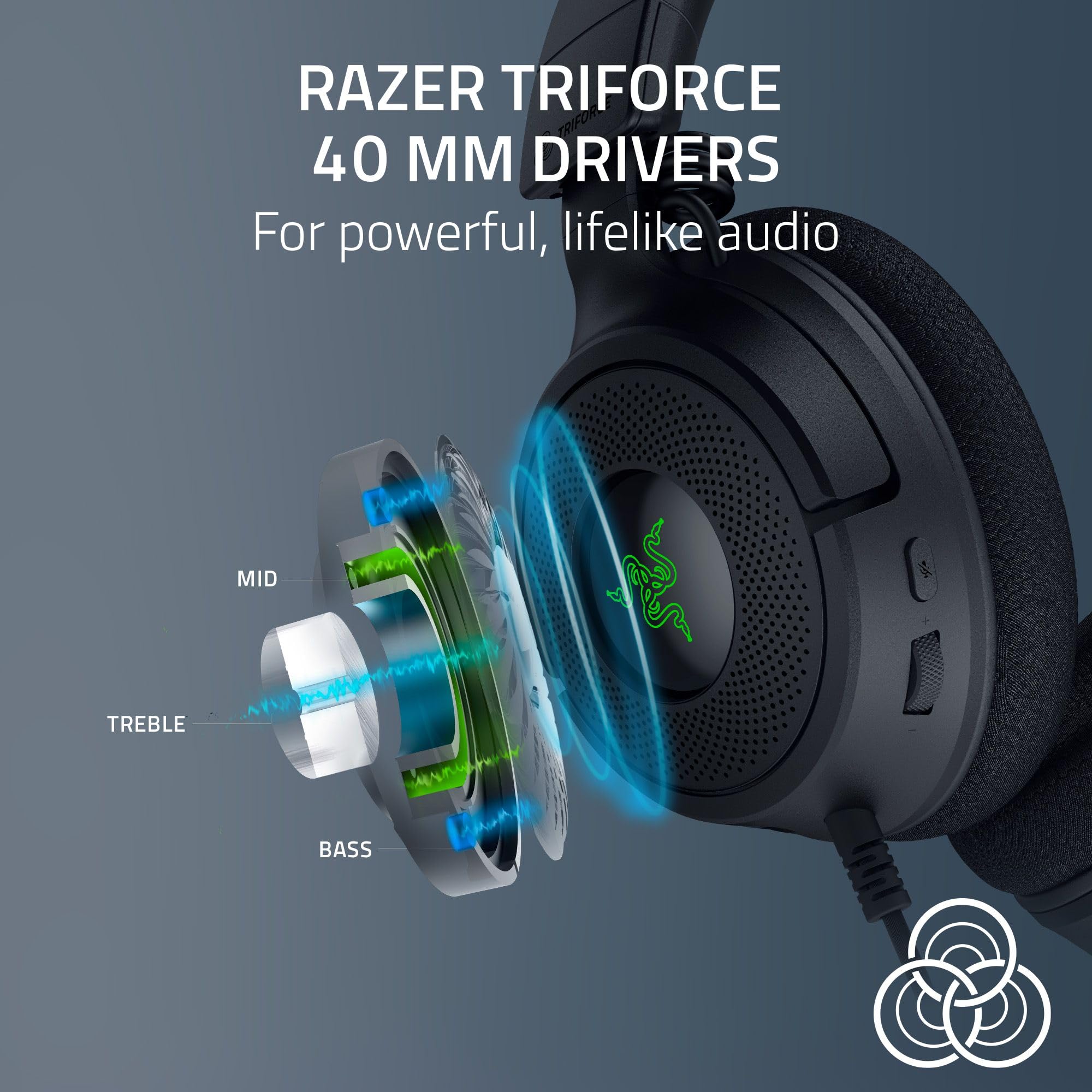 Foto 3 pulgar | Auriculares Para Juegos Razer Kraken V4 X Con Cable Y Sonido Envolvente 7.1 - Venta Internacional.