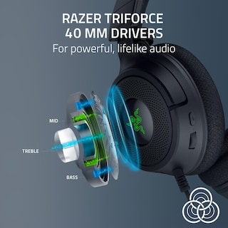 Foto 2 | Auriculares Para Juegos Razer Kraken V4 X Con Cable Y Sonido Envolvente 7.1 - Venta Internacional.