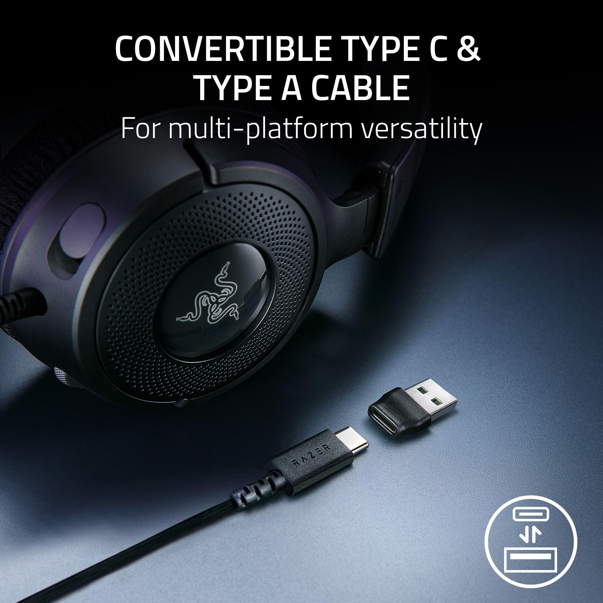 Foto 7 pulgar | Auriculares Para Juegos Razer Kraken V4 X Con Cable Y Sonido Envolvente 7.1 - Venta Internacional.