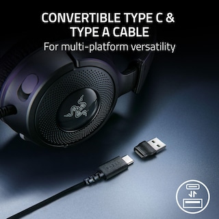 Foto 6 | Auriculares Para Juegos Razer Kraken V4 X Con Cable Y Sonido Envolvente 7.1 - Venta Internacional.