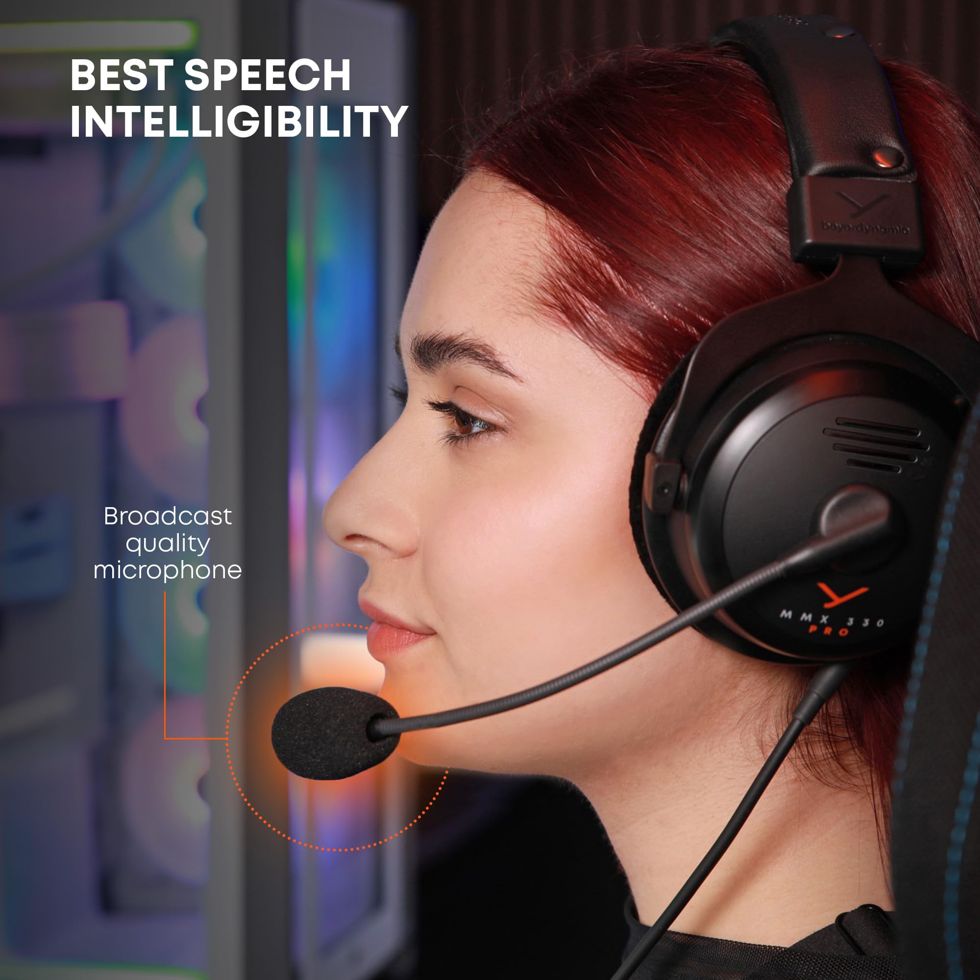 Foto 8 pulgar | Auriculares Para Juegos Beyerdynamic Mmx 330 Pro Con Espalda Abierta - Venta Internacional.