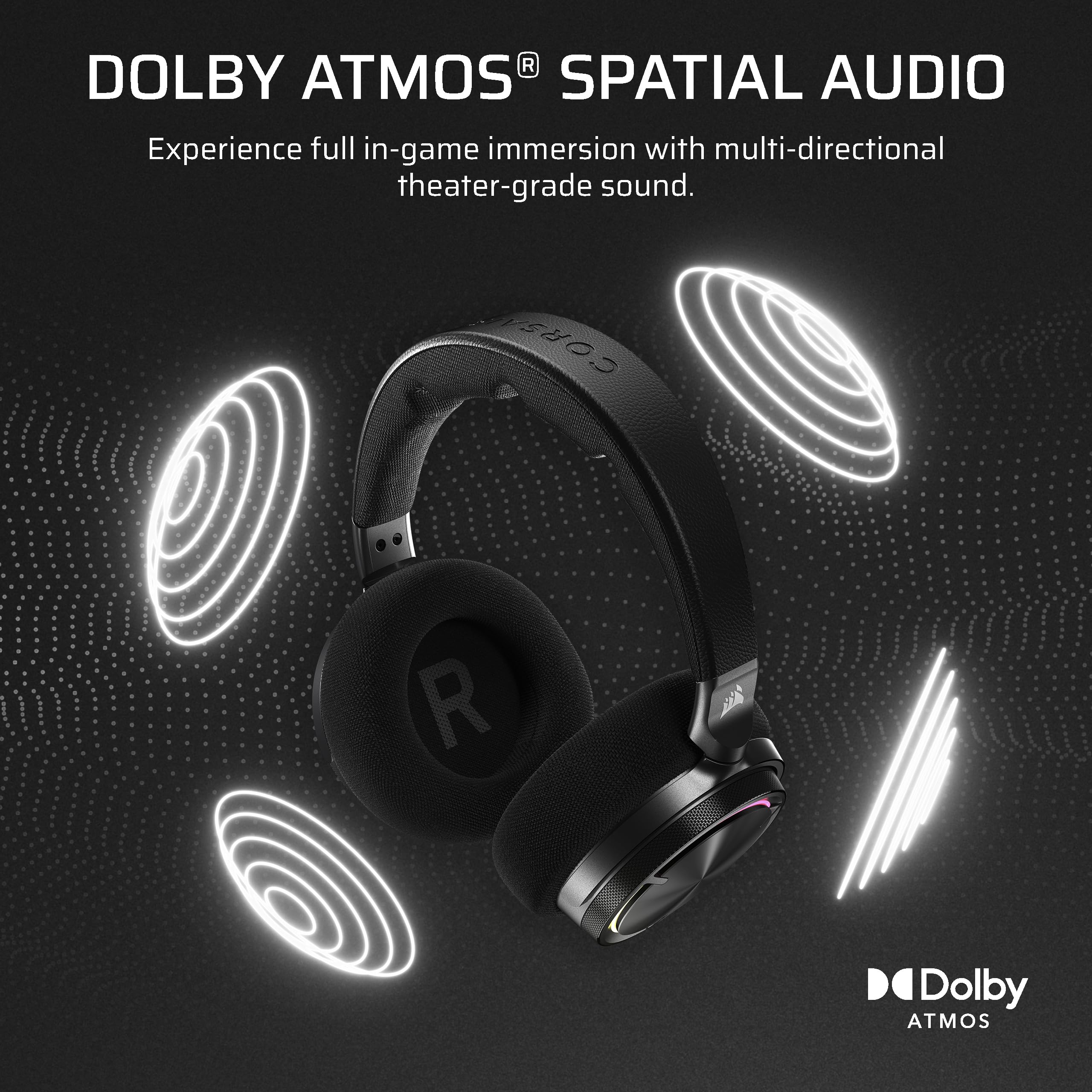 Foto 5 pulgar | Auriculares Inalámbricos Para Juegos Corsair Virtuoso Max Con Dolby Atmos - Venta Internacional.