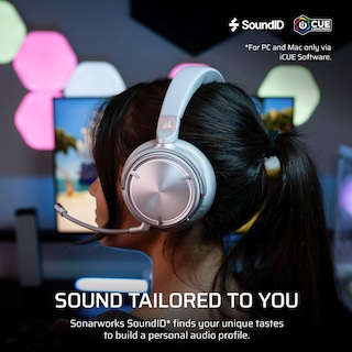 Foto 5 | Auriculares Inalámbricos Para Juegos Corsair Virtuoso Max Silver - Venta Internacional.