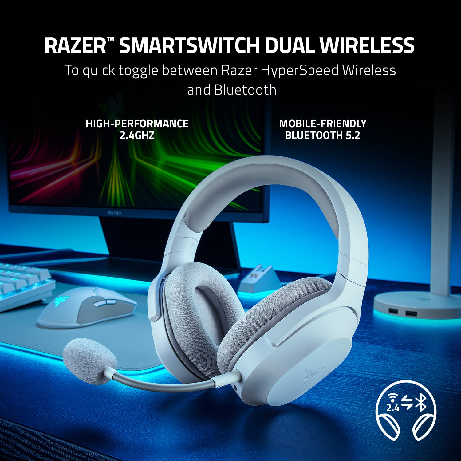 Foto 3 pulgar | Auriculares Inalámbricos Razer Barracuda X Para Juegos Y Dispositivos Móviles - Venta Internacional.