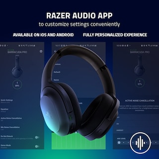Foto 6 | Auriculares Inalámbricos Razer Barracuda para Juegos y Dispositivos Móviles Negros - Venta Internacional