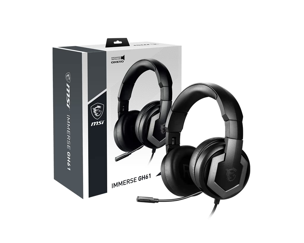 Auriculares Para Juegos Msi Immerse Gh61 Virtual 7.1 Surround Sound - Venta Internacional.