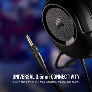 Foto 3 | Auriculares para Juegos Corsair Hs35 V2 Multiplataforma con Cable - Venta Internacional