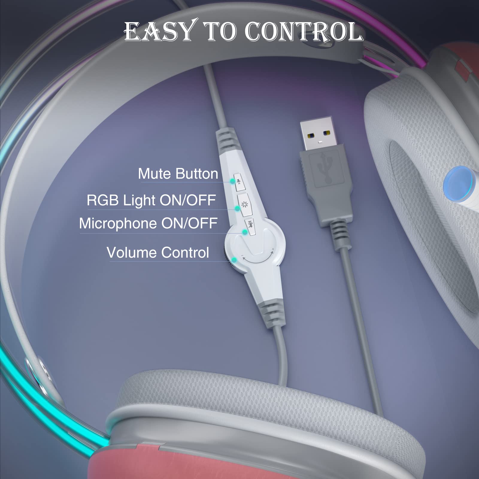 Foto 8 pulgar | Auriculares Aula con Micrófono para Pc Rgb 7.1 Sound Green - Venta Internacional