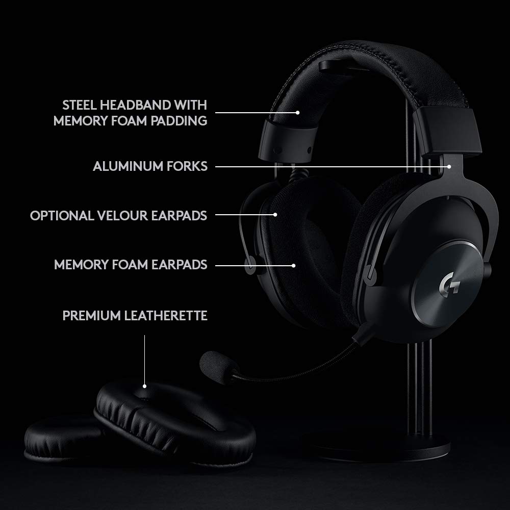 Foto 7 pulgar | Auriculares para Juegos Logitech G Pro X Wireless Gen 1 Negros - Venta Internacional