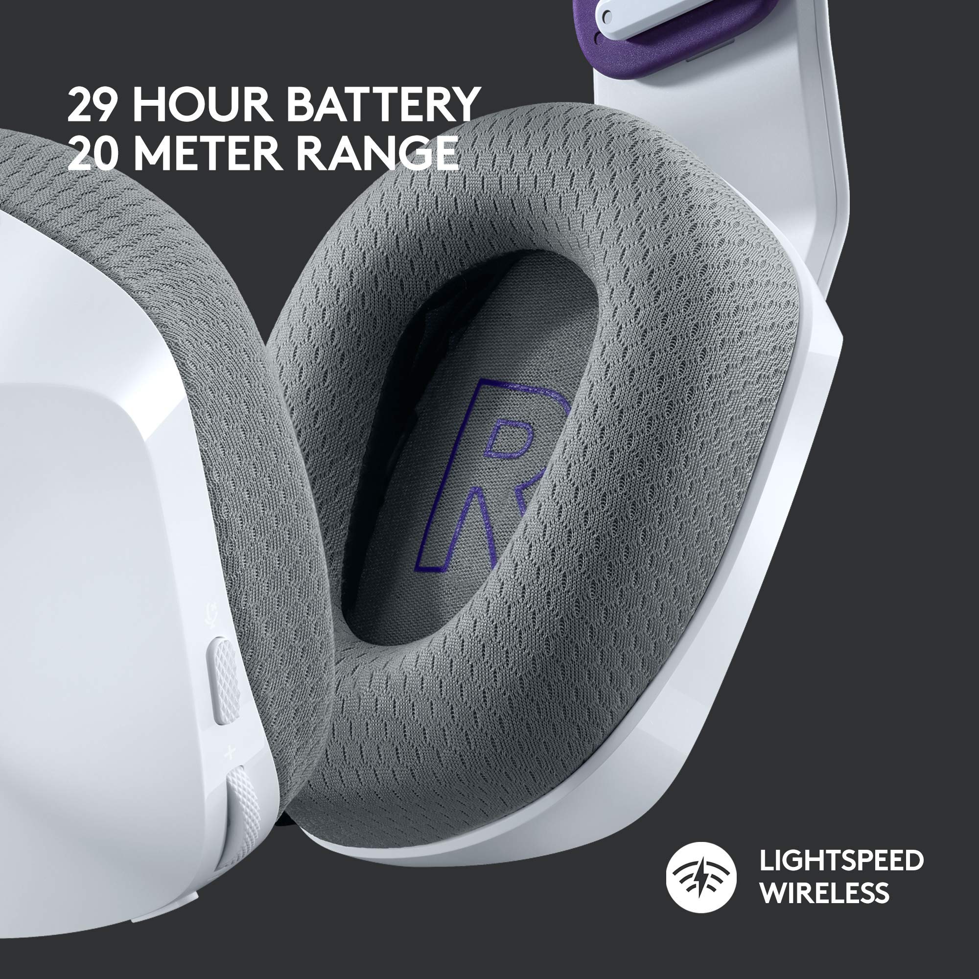 Foto 4 pulgar | Auriculares Inalámbricos para Juegos Logitech G733 Lightspeed Blancos - Venta Internacional