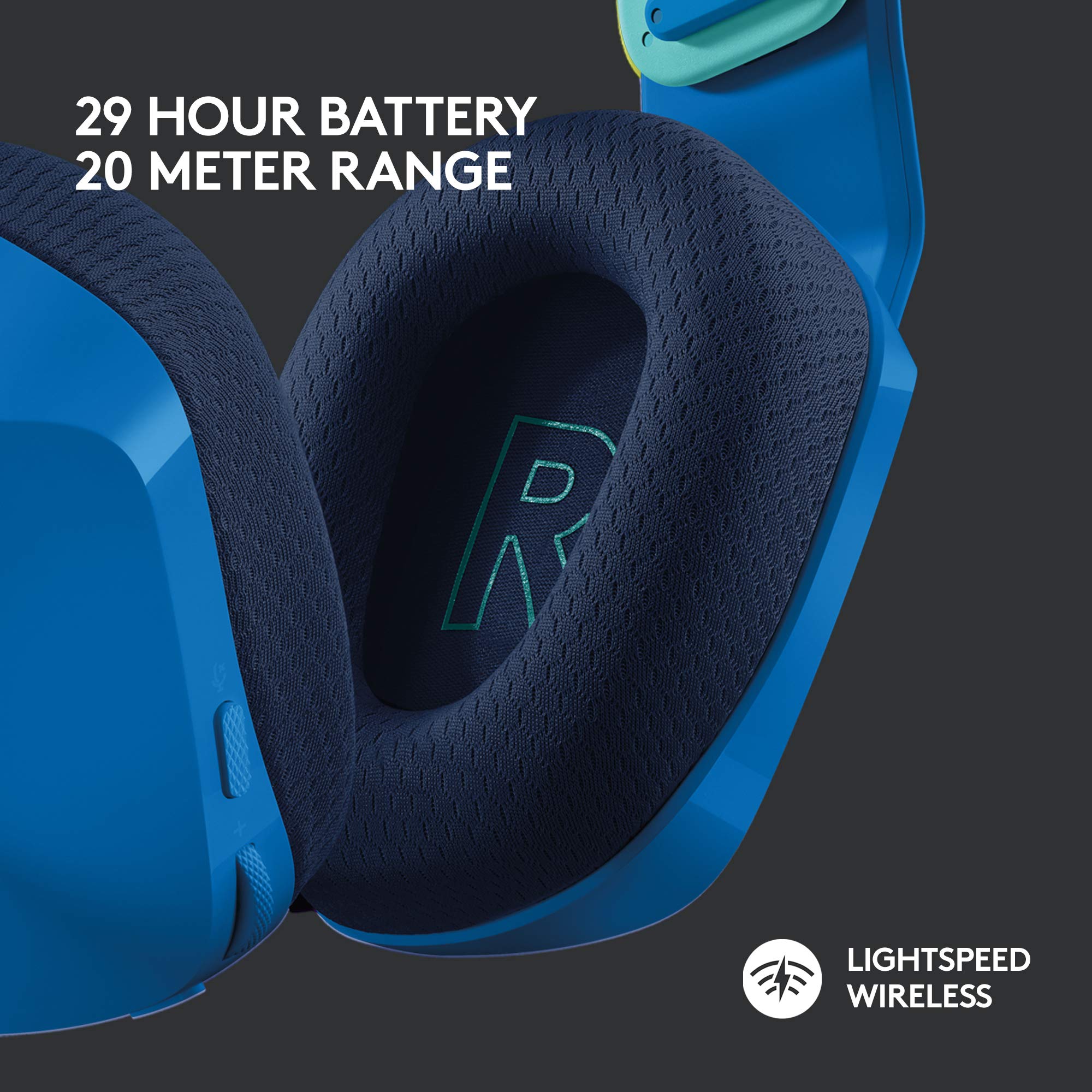 Foto 4 pulgar | Auriculares Inalámbricos para Juegos Logitech G733 Lightspeed Azules - Venta Internacional