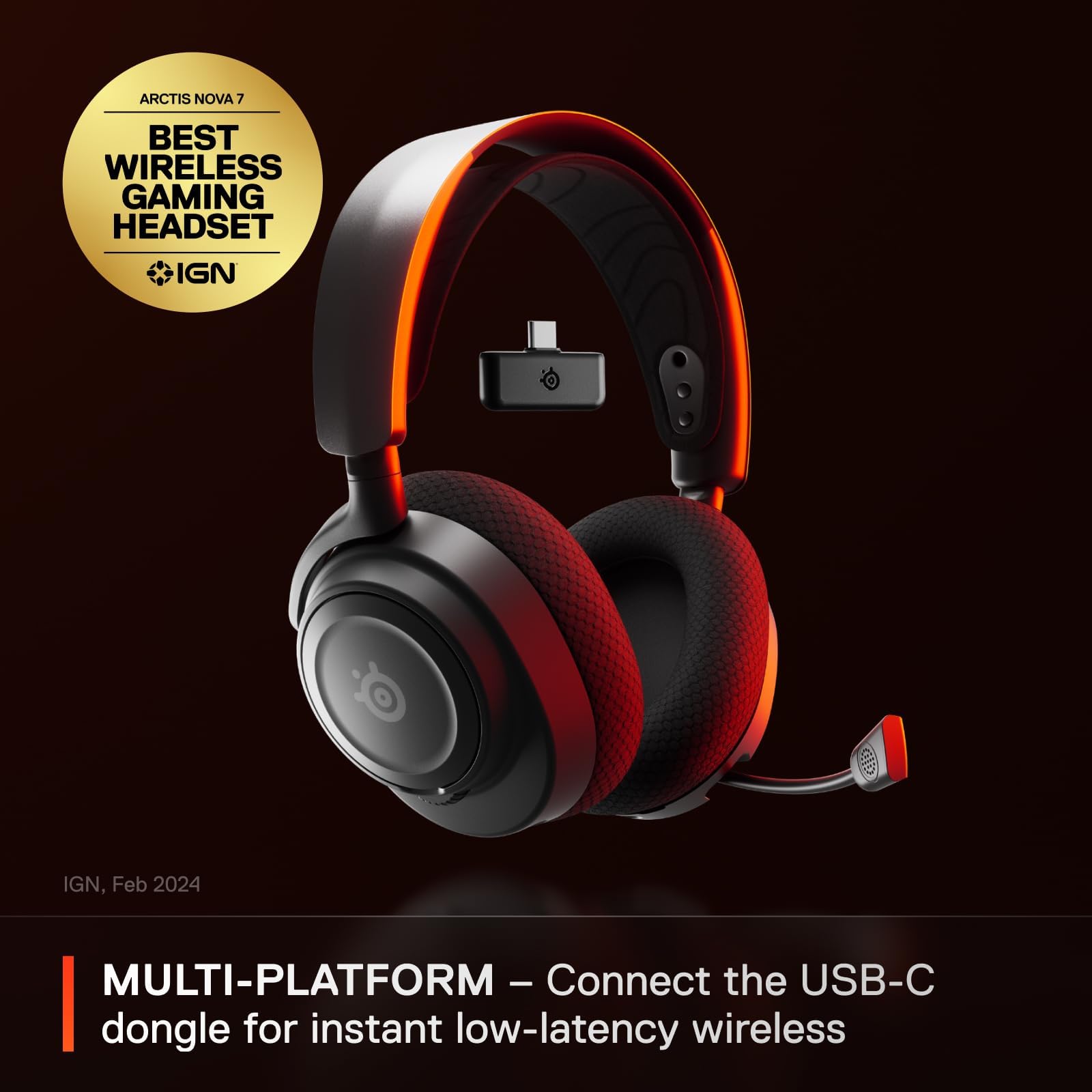 Foto 3 pulgar | Auriculares para Juegos SteelSeries Arctis Nova 7 Inalámbricos con Micrófono - Venta Internacional