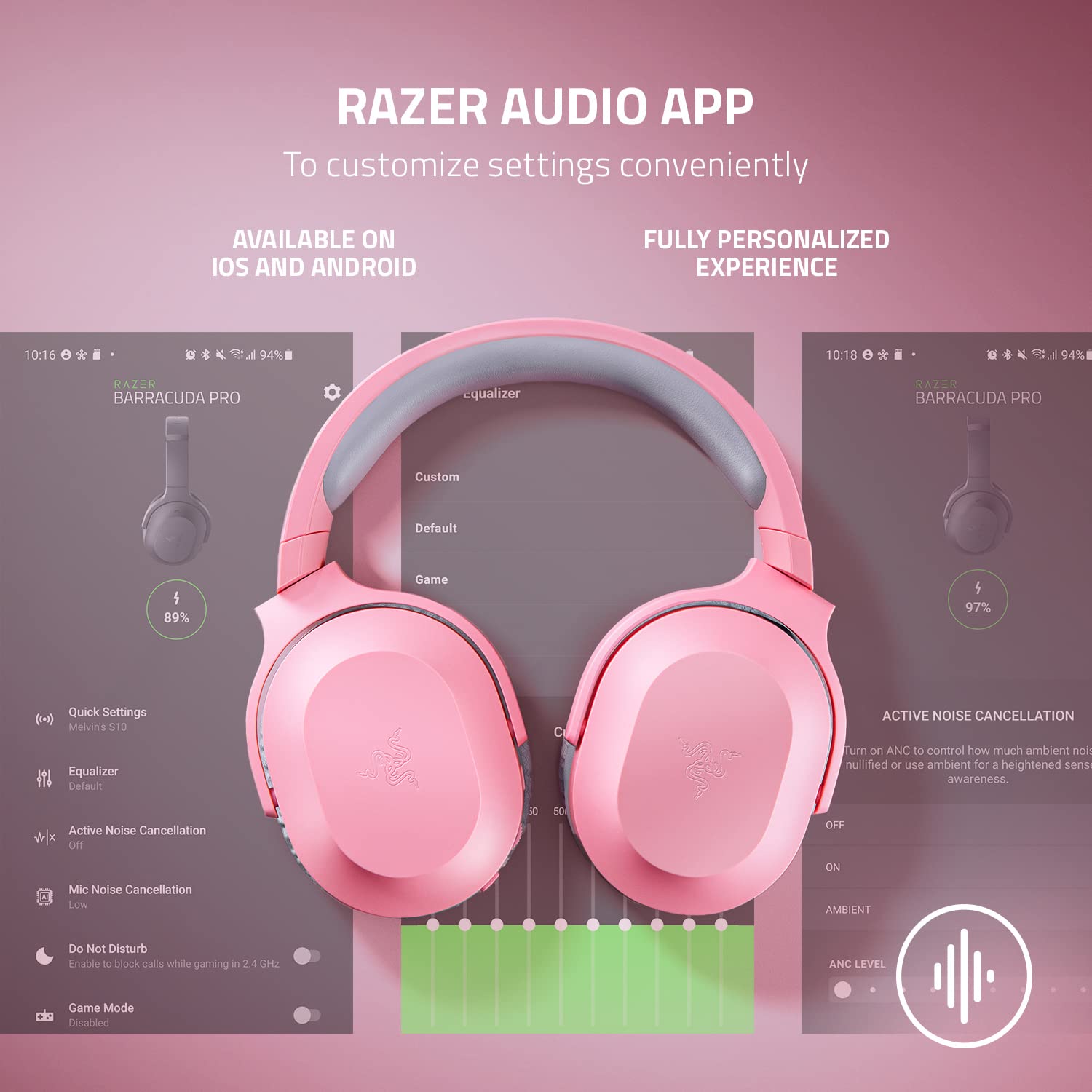 Foto 7 pulgar | Auriculares Inalámbricos Razer Barracuda X Rosas - Venta Internacional