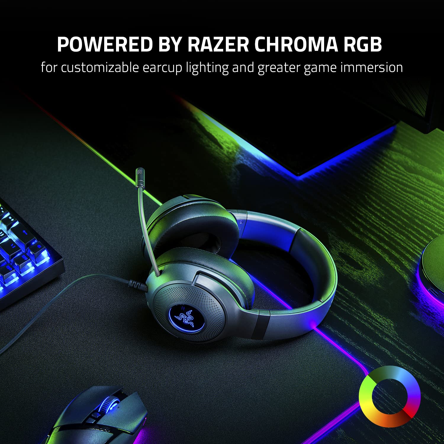 Foto 8 pulgar | Auriculares para Juegos Razer Kraken V3 X con Cable Usb Triforce 40 Mm - Venta Internacional