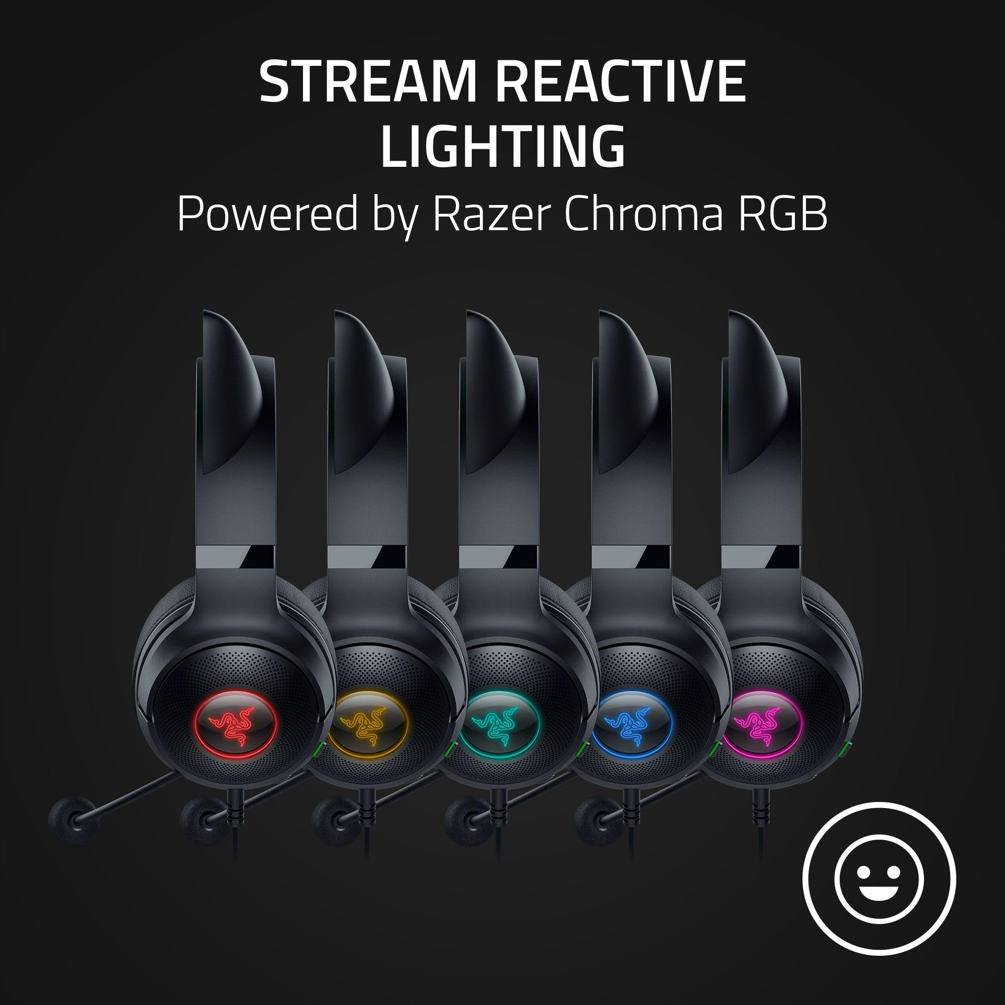 Foto 4 pulgar | Auriculares Razer Kraken Kitty V2 Usb con Cable Rgb y Chroma Ears - Venta Internacional