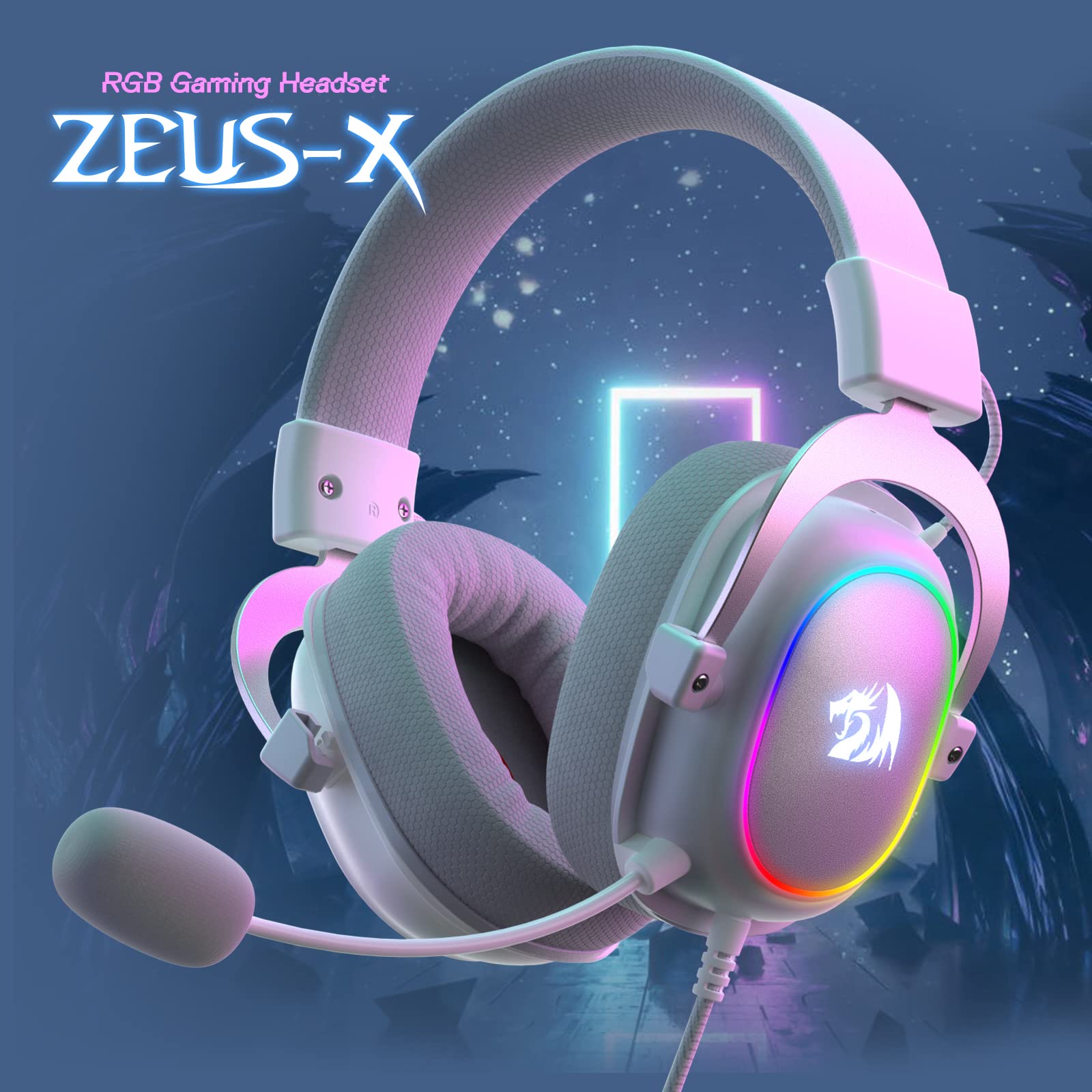 Foto 3 pulgar | Auriculares Redragon H510 Zeus-x Rgb 7.1 - Venta Internacional
