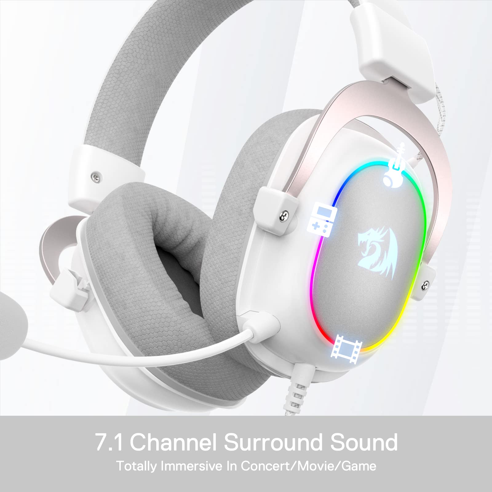 Foto 4 pulgar | Auriculares Redragon H510 Zeus-x Rgb 7.1 - Venta Internacional