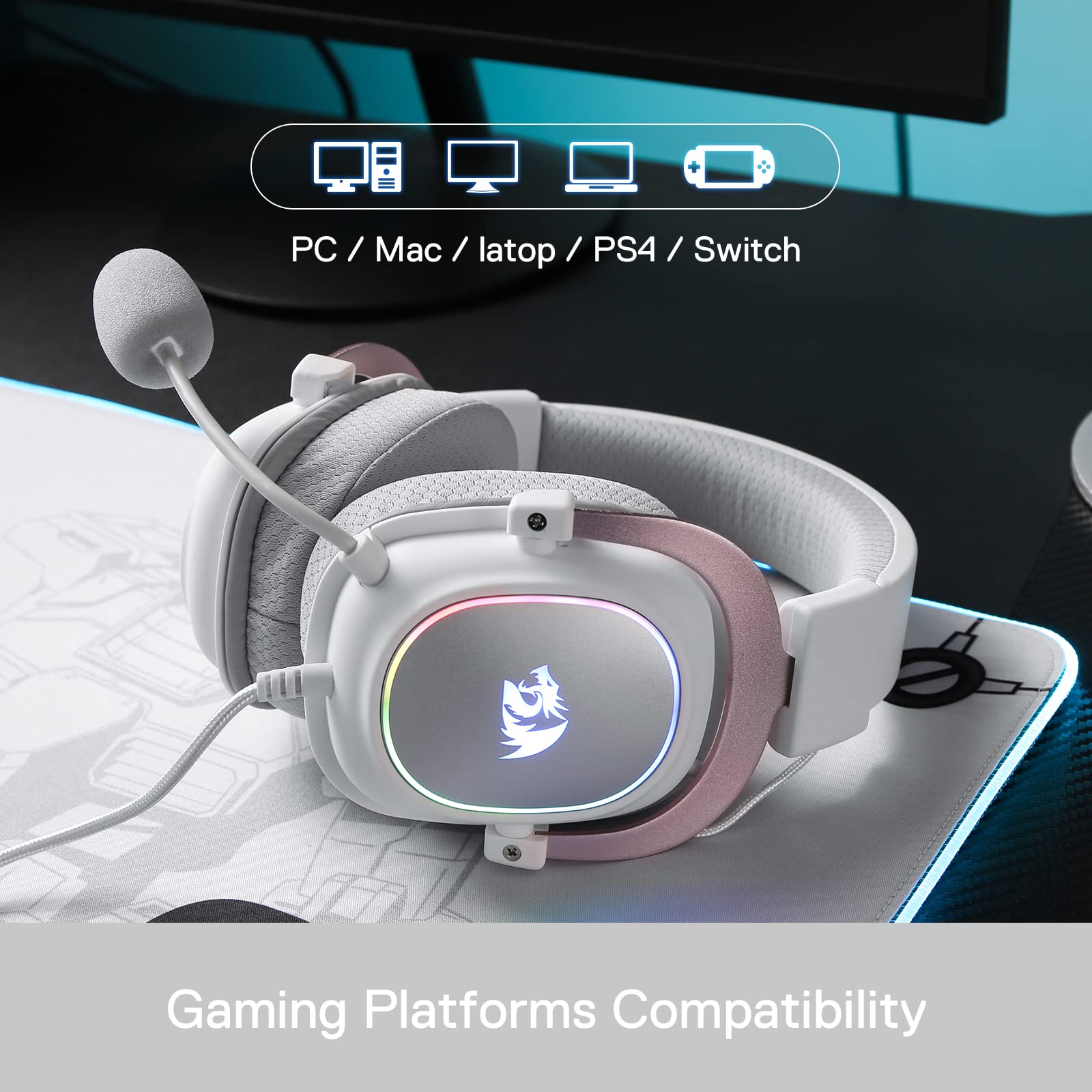 Foto 8 pulgar | Auriculares Redragon H510 Zeus-x Rgb 7.1 - Venta Internacional