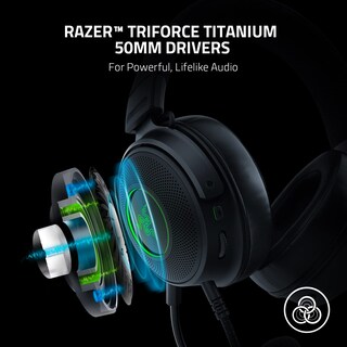 Foto 3 | Auriculares para Juegos Razer Kraken V3 Hypersense Usb Con Tecnología Háptica - Venta Internacional