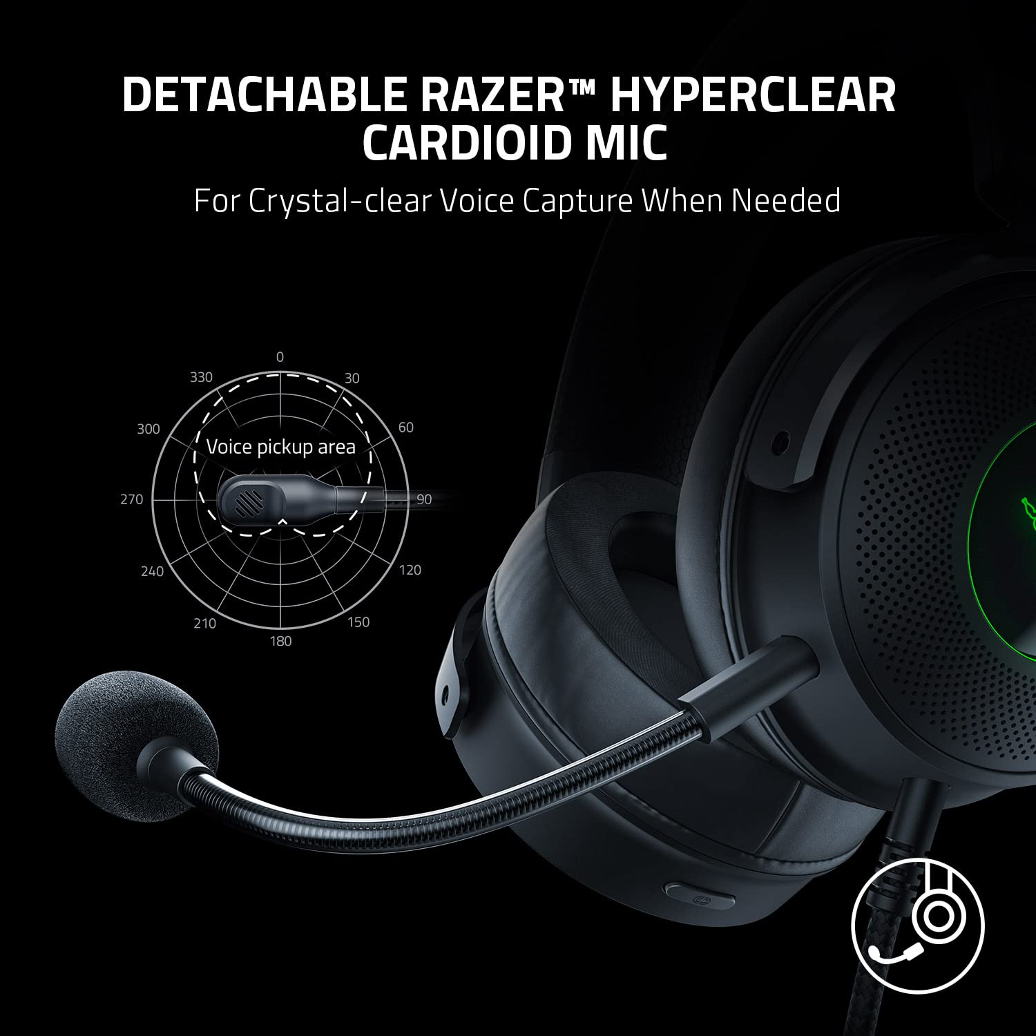 Foto 7 pulgar | Auriculares para Juegos Razer Kraken V3 Hypersense Usb Con Tecnología Háptica - Venta Internacional